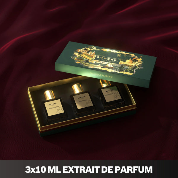 3x10 ml - Bestsellers of Hungary - Endless Sea & Abu Dhabi & Dominance Gold - Unisex/Férfi